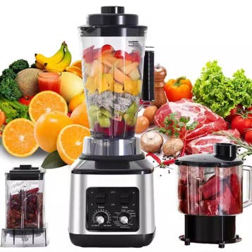 3-in-1 Blender 9500W – Smoothie Maker met 3 Bekers, Verzenden, Nieuw