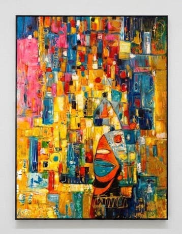 Nguyn V.L (1993) - Échos intérieurs 80 60 cm