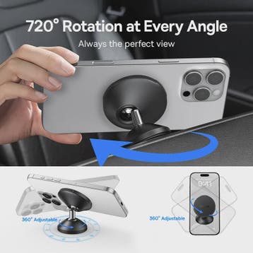 Baseus Magnetische Autohouder voor Telefoon - Universeel, 72, Verzenden, Nieuw