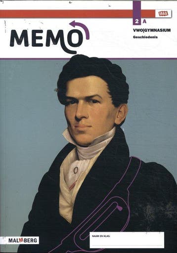 9789402077933 Memo leerjaar 2 vwo-gymnasium geschiedenis ..., Verzenden, Zo goed als nieuw, Klein