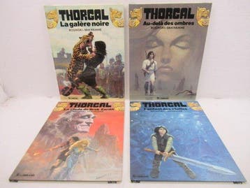 Thorgal T4 à T7 - 4x C - 4 Album - Eerste druk - 1982/1984, Nieuw