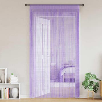 vidaXL Koordgordijnen 2 st paars 140x250 cm, Verzenden, Nieuw, Paars