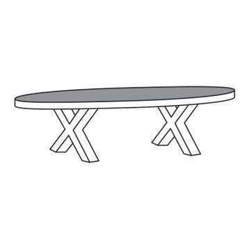 Salontafel TOV13-X Lageland - salontafel, Huis en Inrichting, Tafels | Salontafels, Nieuw, Overige materialen