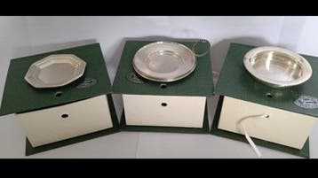 Kaarsenstandaard met oor (3) - .925 zilver - Sterlingzilver