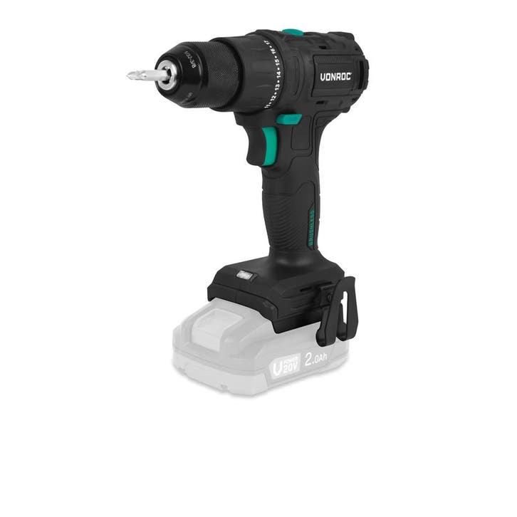 PRO Accuboormachine 20V – Brushless motor – 40Nm | Excl., Doe-het-zelf en Verbouw, Gereedschap | Boormachines, Nieuw, Verzenden