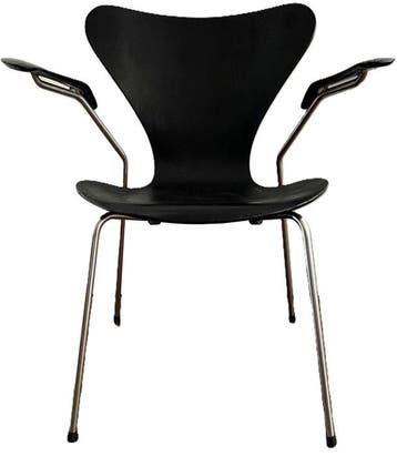 Fritz Hansen - Arne Jacobsen - Fauteuil - Model 3207 - Hout,