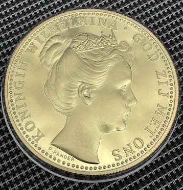 Nederland. Gouden tientje 1898 Kroningsjaar Wilhelmina Crown