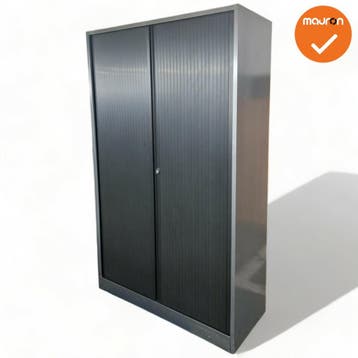 Ahrend Roldeurkast - 195x120x45 - Antraciet - B-Keuze, Werkplek, Ophalen of Verzenden, Gebruikt, Kast