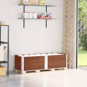 vidaXL Palletopzetranden 2 st 150x50 cm massief grenenhout, Verzenden