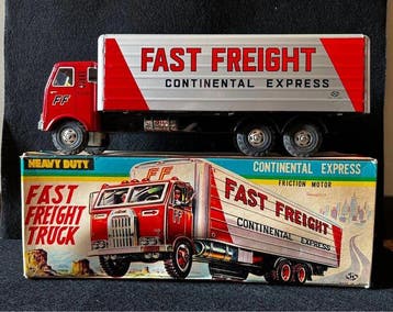 Hayashi - Blikken speelgoed - Fast Freight Truck Continental