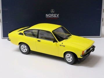 Norev 1:18 - Model coupé - Opel Kadett C - GT/E 1977 - Geel, Nieuw
