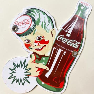 Coca-Cola - Emaille plaat - Emaille, Antiek en Kunst
