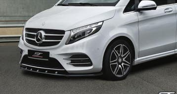 X-Form Voorlip Glanzend Zwart Mercedes Vito, Ophalen of Verzenden, Nieuw, Voor, Bumper