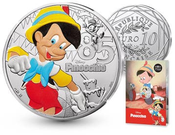 10 Euro Disney Pinokkio Frankrijk 2025, Verzenden
