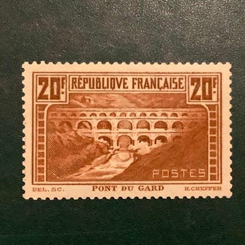 Frankrijk 1929/1931 - Pont Du Gard - MH - Yvert 262, Gestempeld