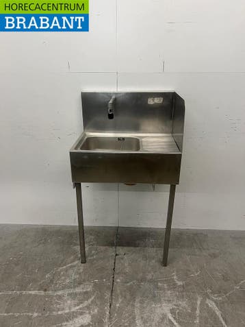 RVS Wasbak met kraan 65,5 x 48 x 90,5 cm Horeca, Ophalen of Verzenden, Gebruikt