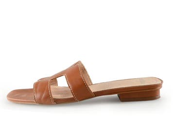 Manfield Slippers in maat 37 Bruin, Slippers, Bruin, Verzenden, Zo goed als nieuw