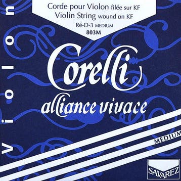 Corelli CO-803-M violin string D-3 4/4, medium, alliance KF,, Ophalen of Verzenden, Nieuw