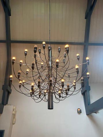 Flos - Gino Sarfatti - Plafondlamp - 2097/50 - Chroom,