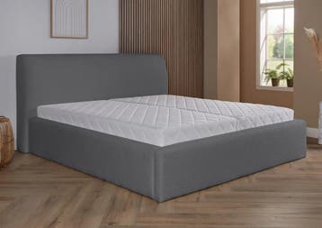 ACTIE! Bedframe Palma 160 200 Grijs, Verzenden, 200 cm, 160 cm, Nieuw
