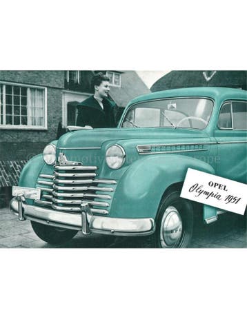 1951 OPEL OLYMPIA BROCHURE NEDERLANDS, Nieuw, Opel, Author