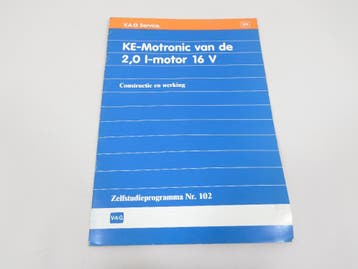 VAG Zelfstudieprogramma #102 KE-Motronic van 2,0 L-motor 16V, Verzenden