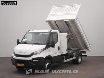 Iveco Daily 65C15 3.0L 150PK Kipper Euro6 Airco Cruise Tippe, Stof, Gebruikt, Euro 6, Iveco