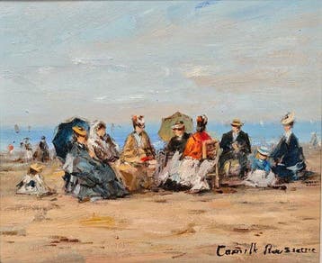 Camille Rousseau - Élégance sur la plage ~ Deauville, charme