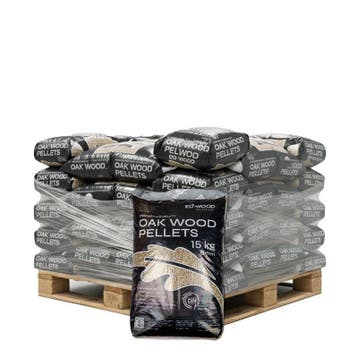 Halve pallet Edwood houtpellets 35 zakken x 15kg (525kg), Tuin en Terras, Haardhout, Minder dan 3 m³, Ophalen of Verzenden, Overige houtsoorten
