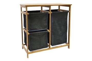 Wasmand LAGOON SPA 70cm bamboe natuurlijk donkergrijs -, Ophalen of Verzenden, Nieuw