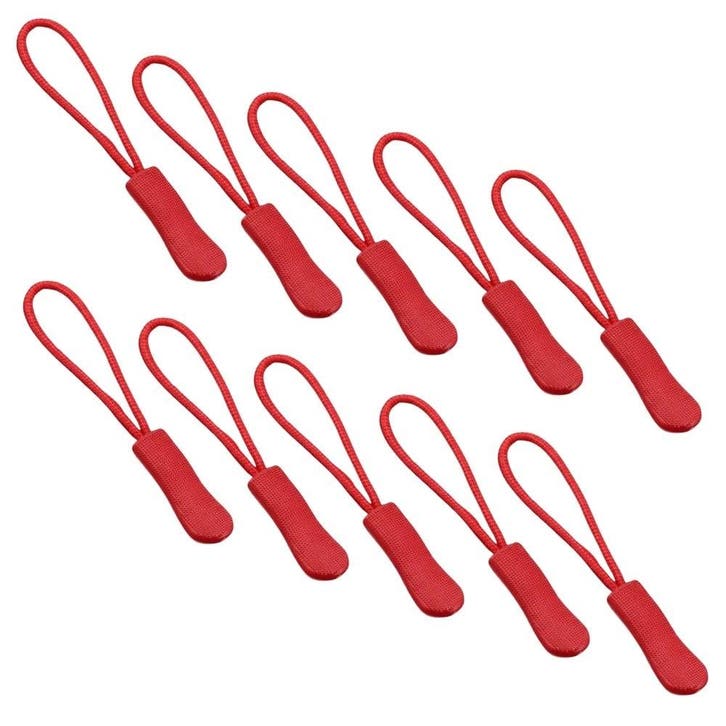 Rits opener/sluiter (10 stuks) Rood, Diversen, Verpleegmiddelen, Ophalen of Verzenden