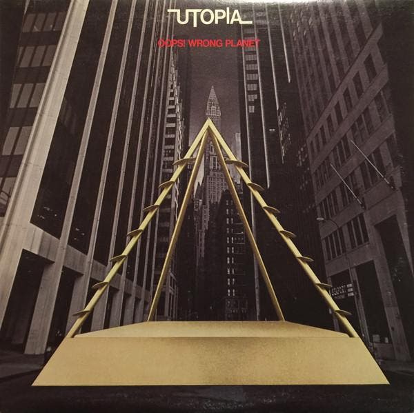 LP gebruikt - Utopia - Oops! Wrong Planet, Cd's en Dvd's, Vinyl | Rock, Zo goed als nieuw, Verzenden