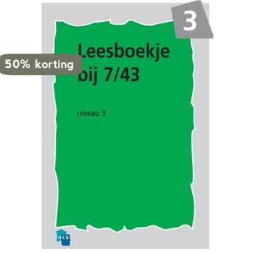 7/43 Leesboekje / Alfabetisering / Niveau 3 9789055170401, Verzenden, Zo goed als nieuw, NCB