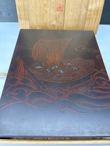 Doos - Japanse lak - Banura Shogo (1901–1982) – Takarabune