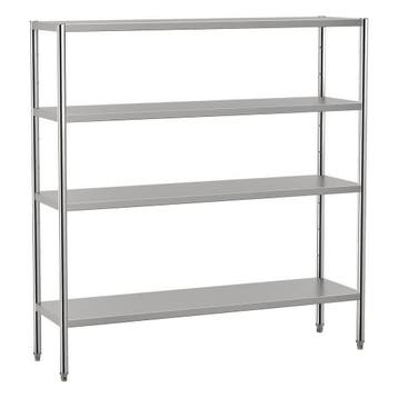 GGM Gastro | Rvs rek ECO - 1800x500mm - met 4 schappen (in |, Verzenden
