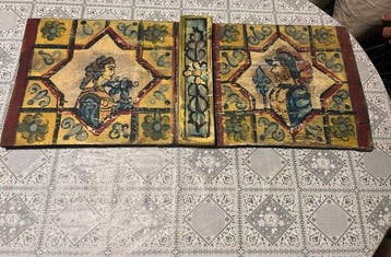Decoratief ornament - Italië - - plafondplanken