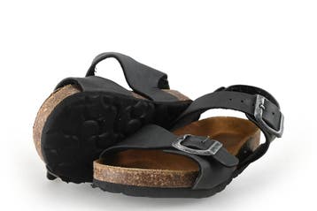 Wild &amp; Mila Sandalen in maat 38 Zwart, Verzenden, Zwart, Sandalen of Muiltjes, Zo goed als nieuw
