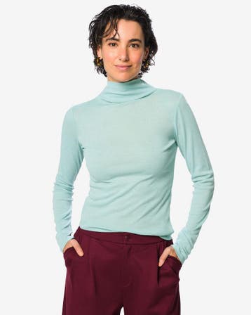 HEMA Dames T-shirt Lora fijngebreid lichtgroen 3=50% / 2=30%, Verzenden, Nieuw