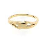 Vintage gouden fantasiering, Sieraden, Tassen en Uiterlijk, Ringen, Gebruikt, Overige kleuren, Ophalen of Verzenden, 17 tot 18