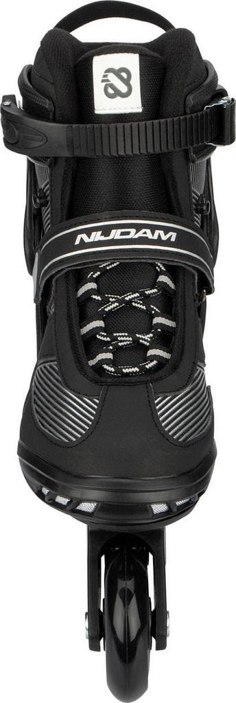 Nijdam Inline Skates Senior - Geo Glitz - Zwart - 44, Ophalen of Verzenden, Zo goed als nieuw