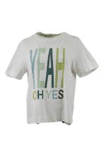 Cartoon T-shirt in maat 38 Wit, Cartoon, Verzenden, Zo goed als nieuw, Wit