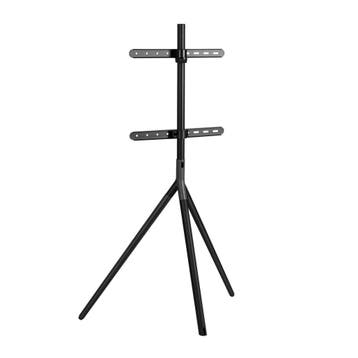 TV standaard Valle Tv statief 137x86x47 cm tot 65 inch zwart, Huis en Inrichting, Kasten | Televisiemeubels, Verzenden, Nieuw