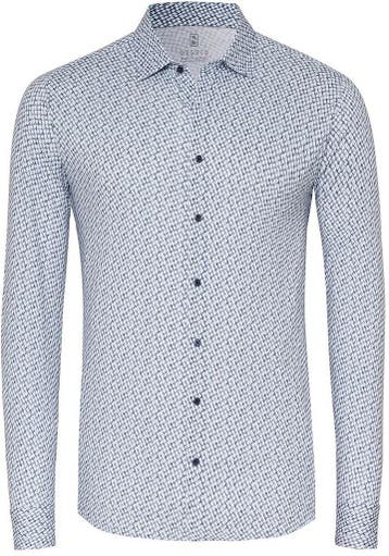 Desoto Overhemd Print Skyscrapers Blauw maat XXL Heren, Kleding | Heren, Overhemden, Verzenden, Nieuw, Blauw, Desoto