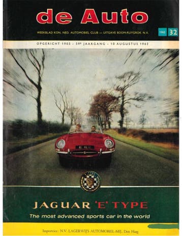 1962 DE AUTO MAGAZINE 32 NEDERLANDS, Nieuw, Author
