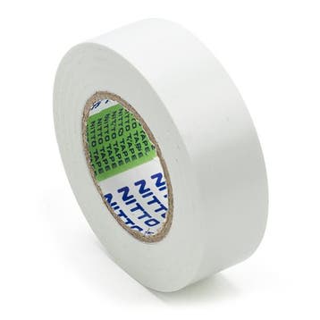Isolatietape | Nitto | 10 meter (19 mm, Binnen/Buiten, Wit), Verzenden, Nieuw