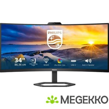 Philips 5000 Series 34E1C5600HE/00 34  Wide Quad HD USB-C VA, Computers en Software, Monitoren, Verzenden, Nieuw, Philips