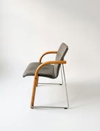 Thonet - Ulrich Böhme - Stoel - S320 - Leder, Beuken - Wulf, Antiek en Kunst
