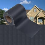 vidaXL Tuin Privacyschermen 2 pcs Donkergrijs 35 x 0,19 m, Verzenden, Nieuw, Kunststof