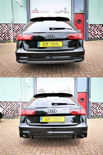 A6 S6 Diffuser | RS6 Design | 2014 - 2018 | voor sline |, Auto-onderdelen, Carrosserie en Plaatwerk, Nieuw, Achter, Bumper, Audi