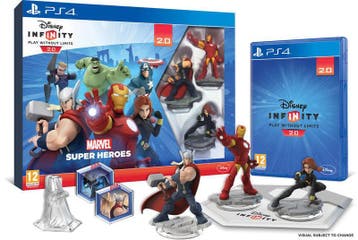 Disney Infinity 2.0: Marvel Super Heroes Starter Pack PS4, 2 spelers, Ophalen of Verzenden, Zo goed als nieuw, Vanaf 7 jaar